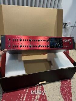 Focusrite Clarett 8Pre X Thunderbolt Audio interface + usb c adapter and lead