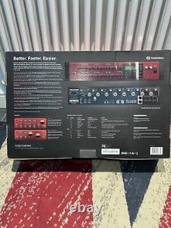 Focusrite Clarett 8Pre X Thunderbolt Audio interface + usb c adapter and lead
