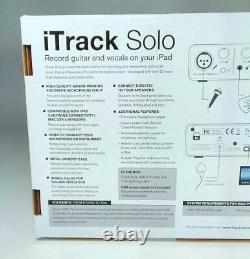 Focusrite ITRACK SOLO LIGHTNING USB Audio Recording Interface For iPad/Mac NEW
