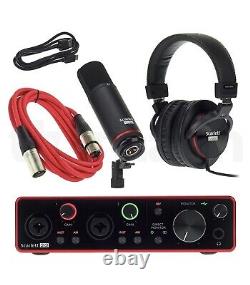 Focusrite MOSC0031 Scarlett 2i2 Studio Bundle