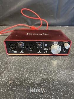 Focusrite MOSC0031 Scarlett 2i2 Studio Powers On Untested