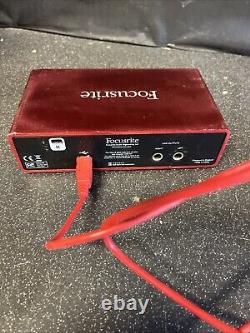 Focusrite MOSC0031 Scarlett 2i2 Studio Powers On Untested