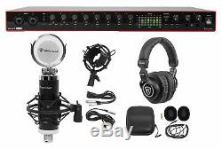 Focusrite SCARLETT 18I20 3rd Gen USB Audio Recording Interface+Mic+Headphones