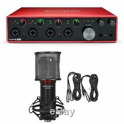 Focusrite SCARLETT 18I8 3rd Gen USB Audio Recording Interface+Condenser Mic