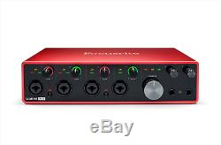 Focusrite SCARLETT 18I8 3rd Gen USB Audio Recording Interface+Condenser Mic