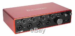 Focusrite SCARLETT 18I8 3rd Gen USB Audio Recording Interface+Condenser Mic