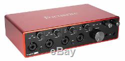 Focusrite SCARLETT 18I8 3rd Gen USB Audio Recording Interface+Studio Headphones