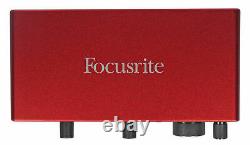 Focusrite SCARLETT 2I2 3rd Gen 192KHz USB Audio Interface+Microphone+Cable+Case