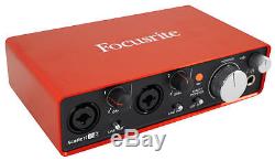 Focusrite SCARLETT 2I2 MK2 192KHz USB 2.0 Audio Interface with Pro Tools First