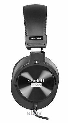 Focusrite SCARLETT 2I2 STUDIO 3rd Gen Audio Interface+Mic+Headphones+Boom Stand