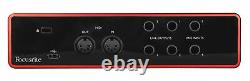 Focusrite SCARLETT 4I4 3rd Gen 192KHz USB Audio Interface+Microphone+Cable+Case