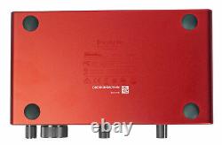 Focusrite SCARLETT 4I4 3rd Gen 192KHz USB Audio Interface+Microphone+Cable+Case