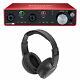 Focusrite Scarlett 4i4 3rd Gen 192khz Usb Audio Recording Interface+headphones