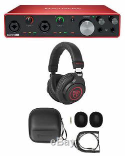 Focusrite SCARLETT 8I6 3rd Gen 192KHz USB Audio Recording Interface+Headphones