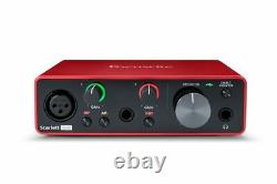 Focusrite SCARLETT SOLO 3rd Gen 192kHz USB Audio Recording Interface + XLR Cable