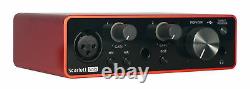 Focusrite SCARLETT SOLO 3rd Gen 192kHz USB Audio Recording Interface + XLR Cable