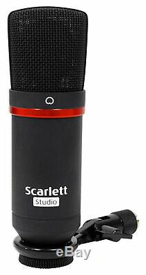 Focusrite SCARLETT SOLO STUDIO 2nd Gen USB Audio Interface+Mic+Headphones+Boom