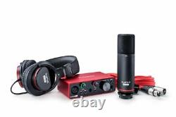 Focusrite SCARLETT SOLO STUDIO 3rd Gen 192KHz USB Audio Interface+Mic+Headphones