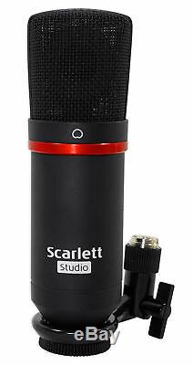 Focusrite SCARLETT STUDIO 2i2 2nd 192kHz USB 2.0 Audio Interface Bundle withShield