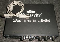 Focusrite Saffire 6 USB Audio Interface
