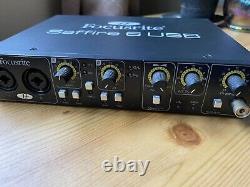 Focusrite Saffire 6 USB Audio Interface Black Barely Used