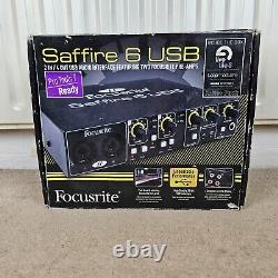 Focusrite Saffire 6 USB Audio Interface Music Musical Instruments