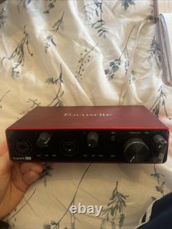 Focusrite Scarlet 4i4 3rd Gen usb audio interface