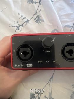 Focusrite Scarlet 4i4 3rd Gen usb audio interface