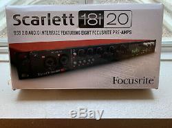 Focusrite Scarlett 18i20 2 Channel USB Audio Interface