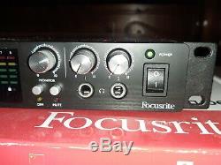 Focusrite Scarlett 18i20 2nd generation usb audio interface rack mountable