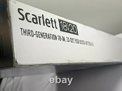 Focusrite Scarlett 18i20 3rd Generation 18x20 USB Audio Interface New Open Box