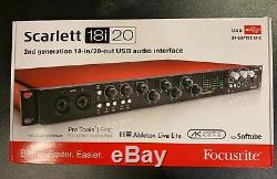 Focusrite Scarlett 18i20 USB 2.0 Audio Interface, 2nd Generation