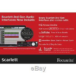 Focusrite Scarlett 18i20 USB Audio Interface (2nd Generation) with Pro Tools