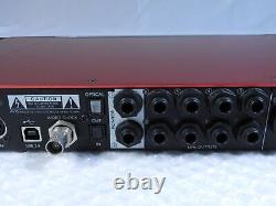 Focusrite Scarlett 18i20 USB Audio Recording Interface Red Rack