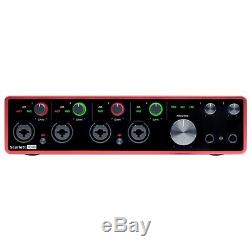 Focusrite Scarlett 18i8 2nd Gen 18 In/8 Out USB 2.0 Audio Interface With Protools