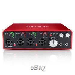 Focusrite Scarlett 18i8 2nd Gen 18 In/8 Out USB 2.0 Audio Interface with Protools