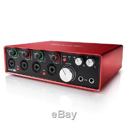 Focusrite Scarlett 18i8 2nd Gen 18 In/8 Out USB 2.0 Audio Interface with Protools