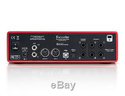 Focusrite Scarlett 18i8 2nd Gen 18 In/8 Out USB 2.0 Audio Interface with Protools