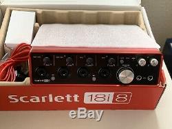 Focusrite Scarlett 18i8 2nd Generation 18 in, 8 out USB Audio Interface