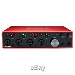 Focusrite Scarlett 18i8 3rd Generation USB Audio Interface with Cables Package