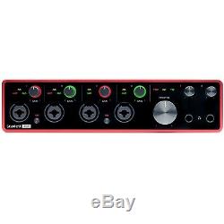 Focusrite Scarlett 18i8 3rd Generation USB Audio Interface with Cables Package