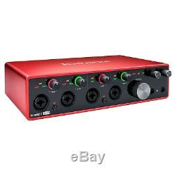 Focusrite Scarlett 18i8 3rd Generation USB Audio Interface with Cables Package