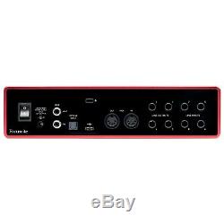 Focusrite Scarlett 18i8 3rd Generation USB Audio Interface with Cables Package