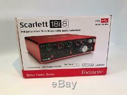 Focusrite Scarlett 18i8 USB Audio Interface 2nd