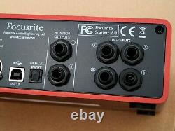 Focusrite Scarlett 18i8 USB Audio Interface Excellent condition with box, etc
