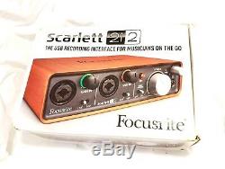 Focusrite Scarlett 2i2 (2nd Gen) 2 In / 2 Out USB Audio Interface