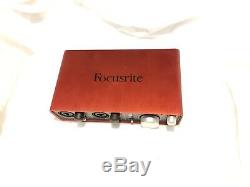 Focusrite Scarlett 2i2 (2nd Gen) 2 In / 2 Out USB Audio Interface