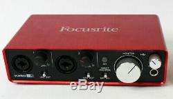 Focusrite Scarlett 2i2 2nd Gen USB 2.0 Audio Recording Interface