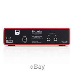 Focusrite Scarlett 2i2 2nd Gen USB 2.0 Audio Recording Interface with Protools