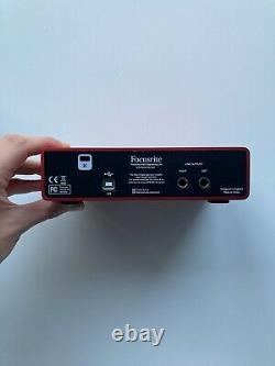 Focusrite Scarlett 2i2 2nd generation USB audio interface
